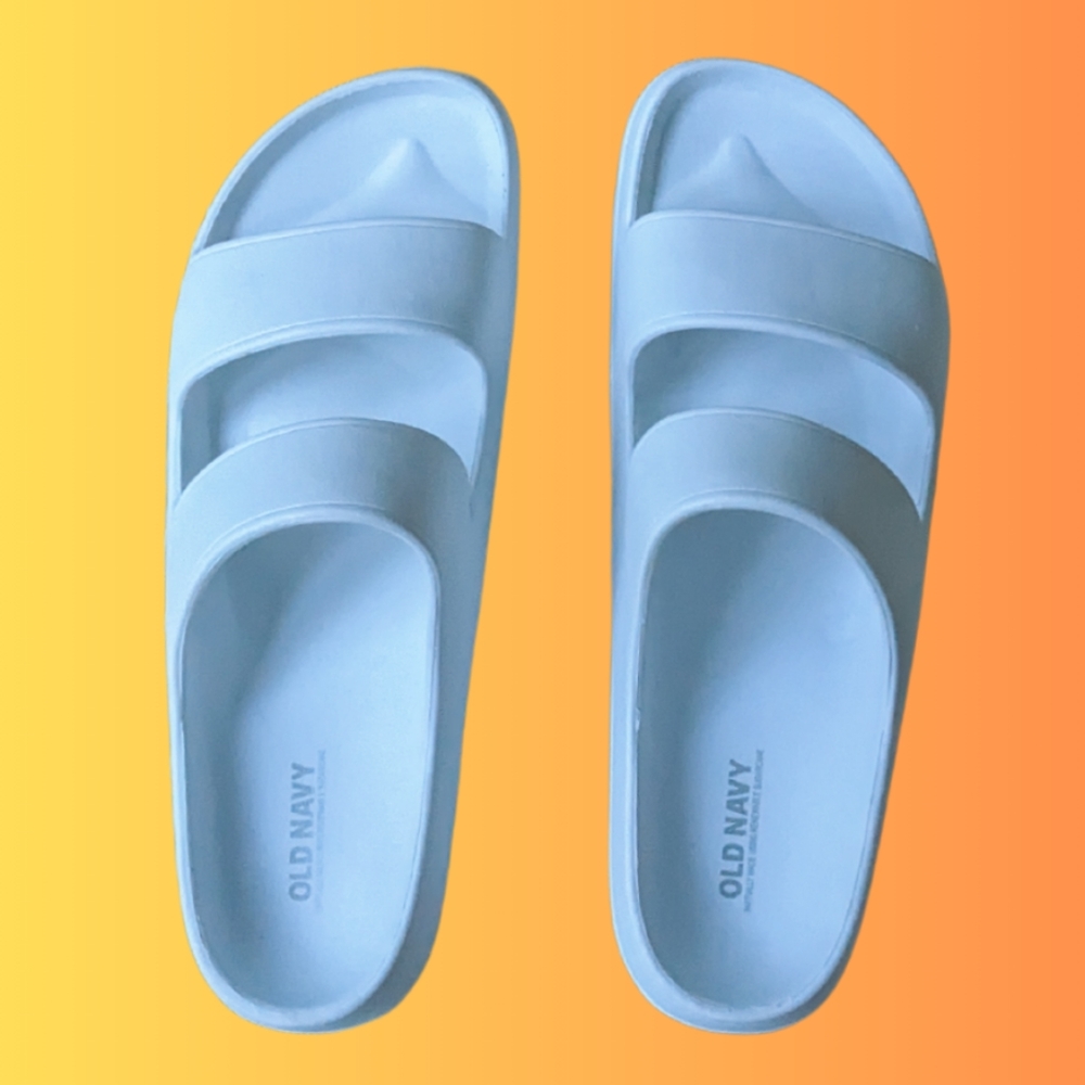 Slide Sandals NWOT Old Navy White size 10